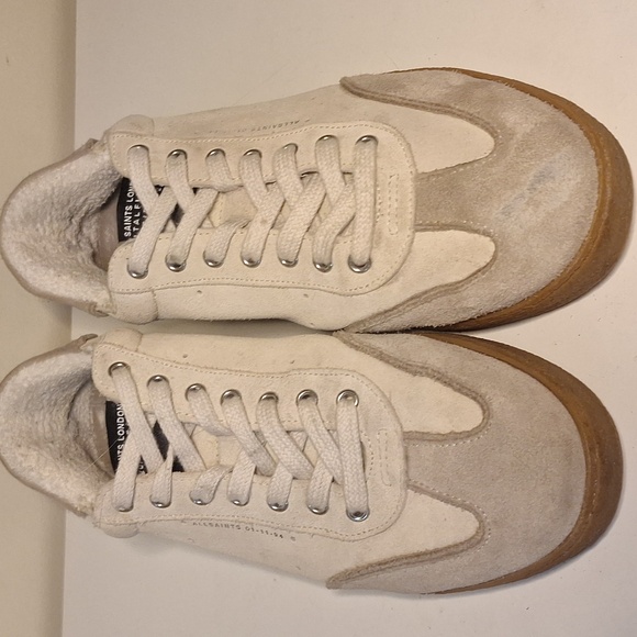 All Saints Leo Suede Low Top Sneakers Men's Size 9 - Picture 6 of 13